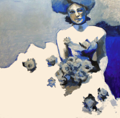 Study in Blue and White by Corrine Galla