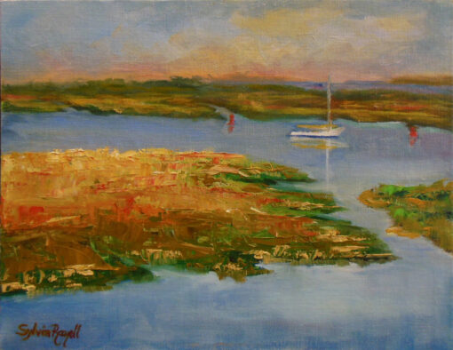 Apalachicola Marsh by Sylvia Rozell 8x10 unframed $75