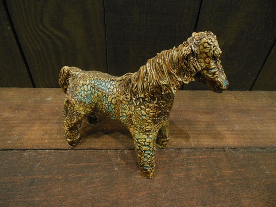 Clay Horse Golden Brown by Marilyn Austin top