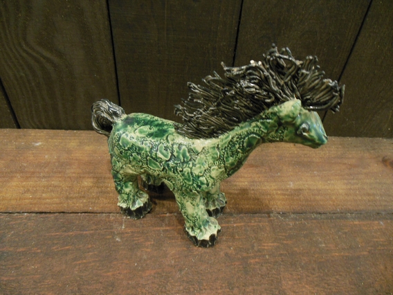 Alternative view of Clay Horse Green by Marilyn Austin