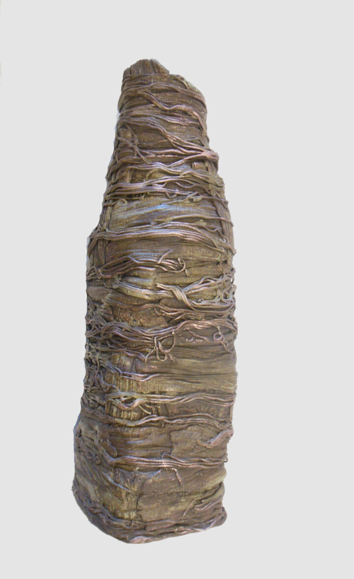 Janet McGregor Dunn Tall Vase Metalic 4