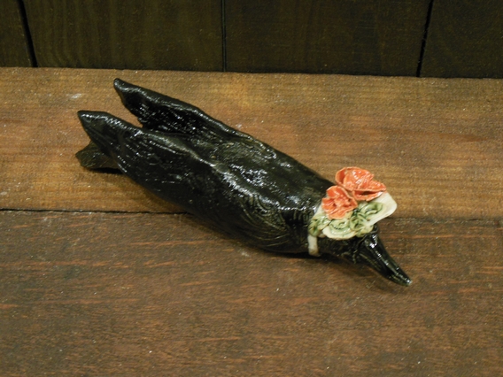 Resting Crow with Hat by Marilyn Austin top