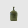 Small Closed Form Celadon Green Bottle by Bobby Vaillancourt side