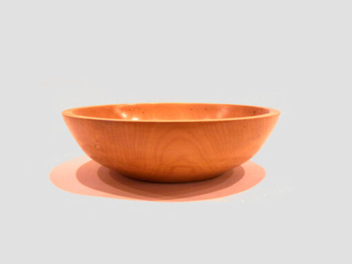 Cherry Wood Bowl by Harold Lawrence side HL11