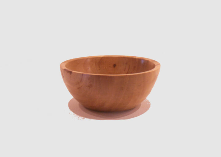 Maple Wood Bowl by Harold Lawrence side HL26