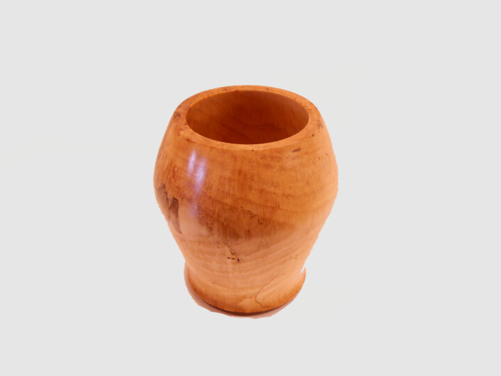 Saplted Maple Vase by Harold Lawrence Top HL18