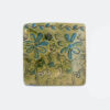 Square Tray with 2 Flowers by Nellie Ralat