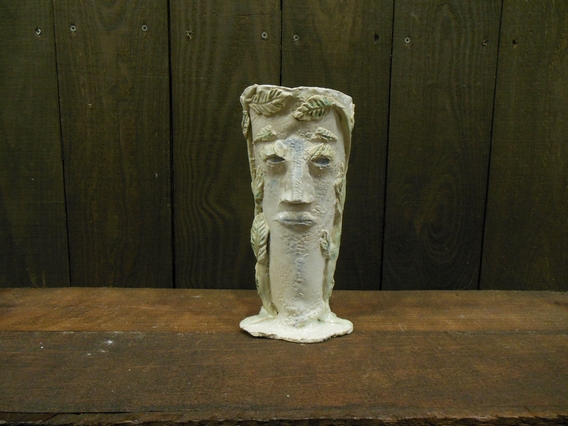 Flower Face Vase #4 by Marilyn Austin front