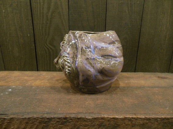 Alternative view of Purple Face Vase by Marilyn Austin