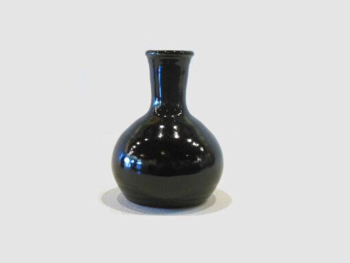 Small Bud Vase Black by Allen Gee front