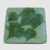 Square Tray Confederate rose Celadon Green front