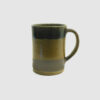 Tall Coffee Mug Brown Gold and Black by Allen Gee front