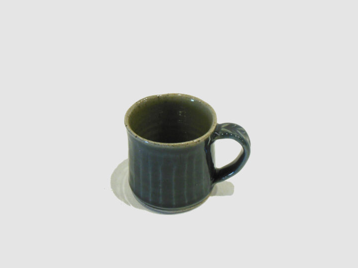 Short Coffee Mug Dark Blue by Allen Gee top