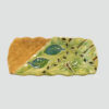 Rectangular Tray with Leaves and Dragonfly by Nellie Ralat Front