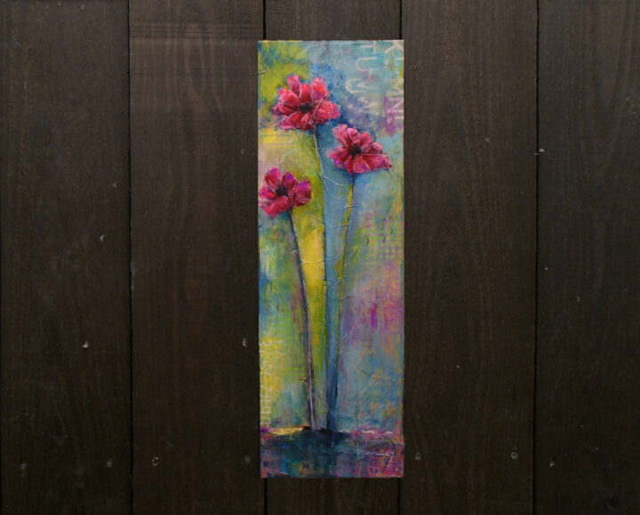 Counting Flowers by Kim Ramey with Background