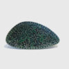 Emerald Green Leaf Shape Tray by Nellie Ralat Front