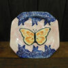 Octagonal Multicolored Butterfly Tray by Nellie Ralat Front