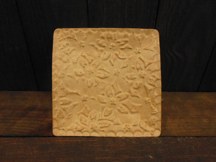 Sand Color Squared Tray Textured by Nellie Ralat