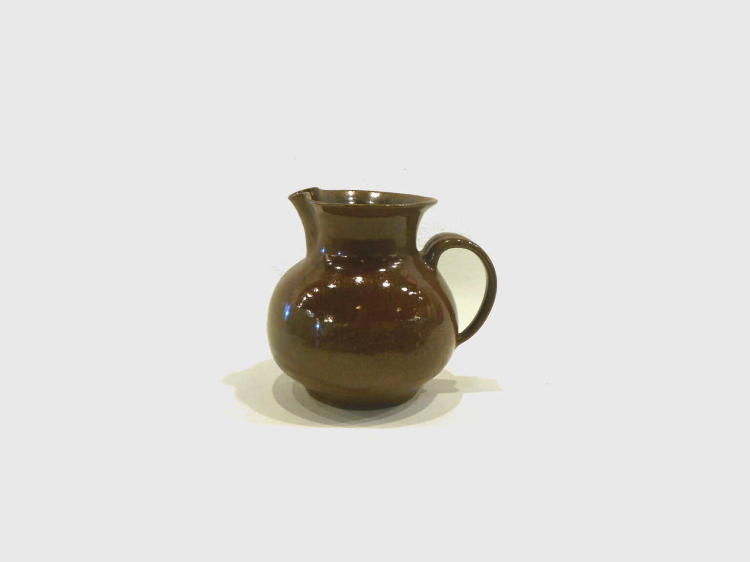 Brown Highfield Stoneware Pitcher by Bobby Vaillancourt | Print Shop ...