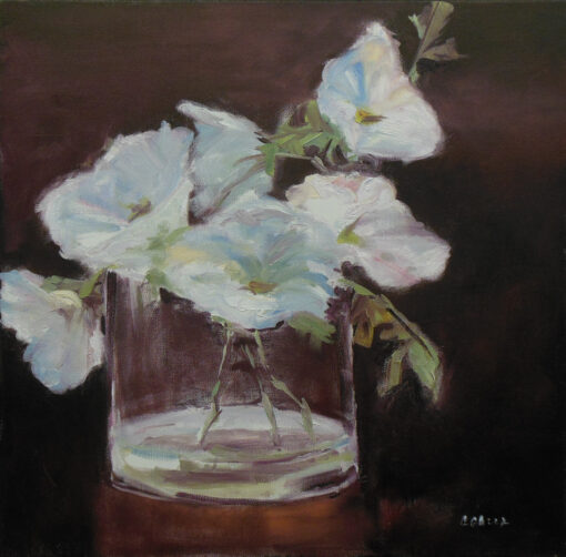 The Rocks Glass by Corinne Galla Oil on canvas