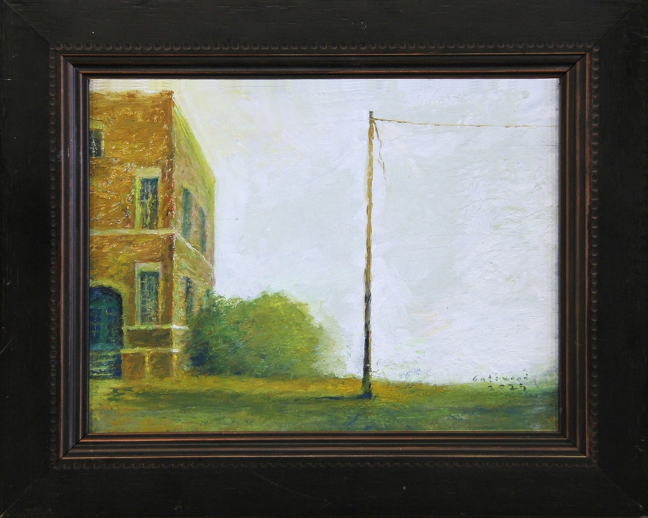 School Building on the Left by Charles Gatewood