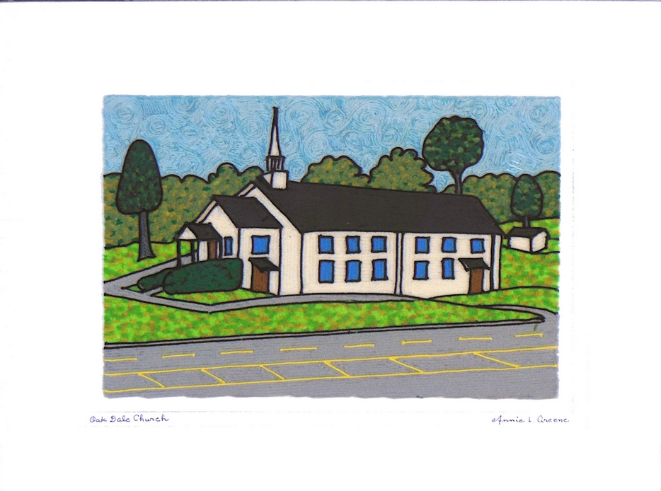 Oak Dale Church by Annie Greene