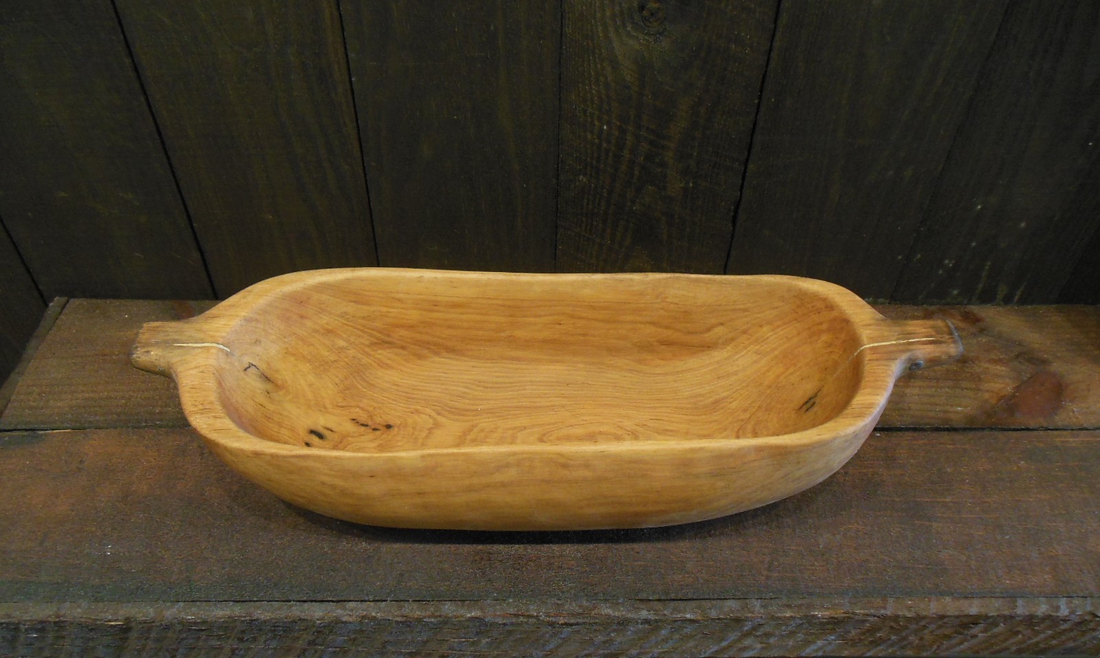 Hand Carved Bowl No 2 by Robert Crowder top