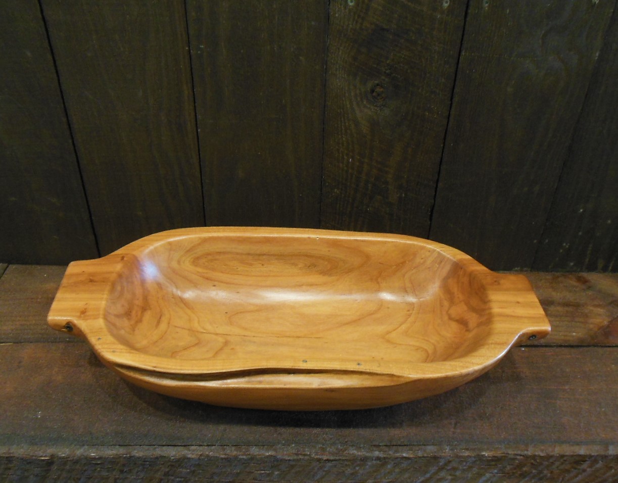 Hand Carved Bowl No 3 by Robert Crowder top