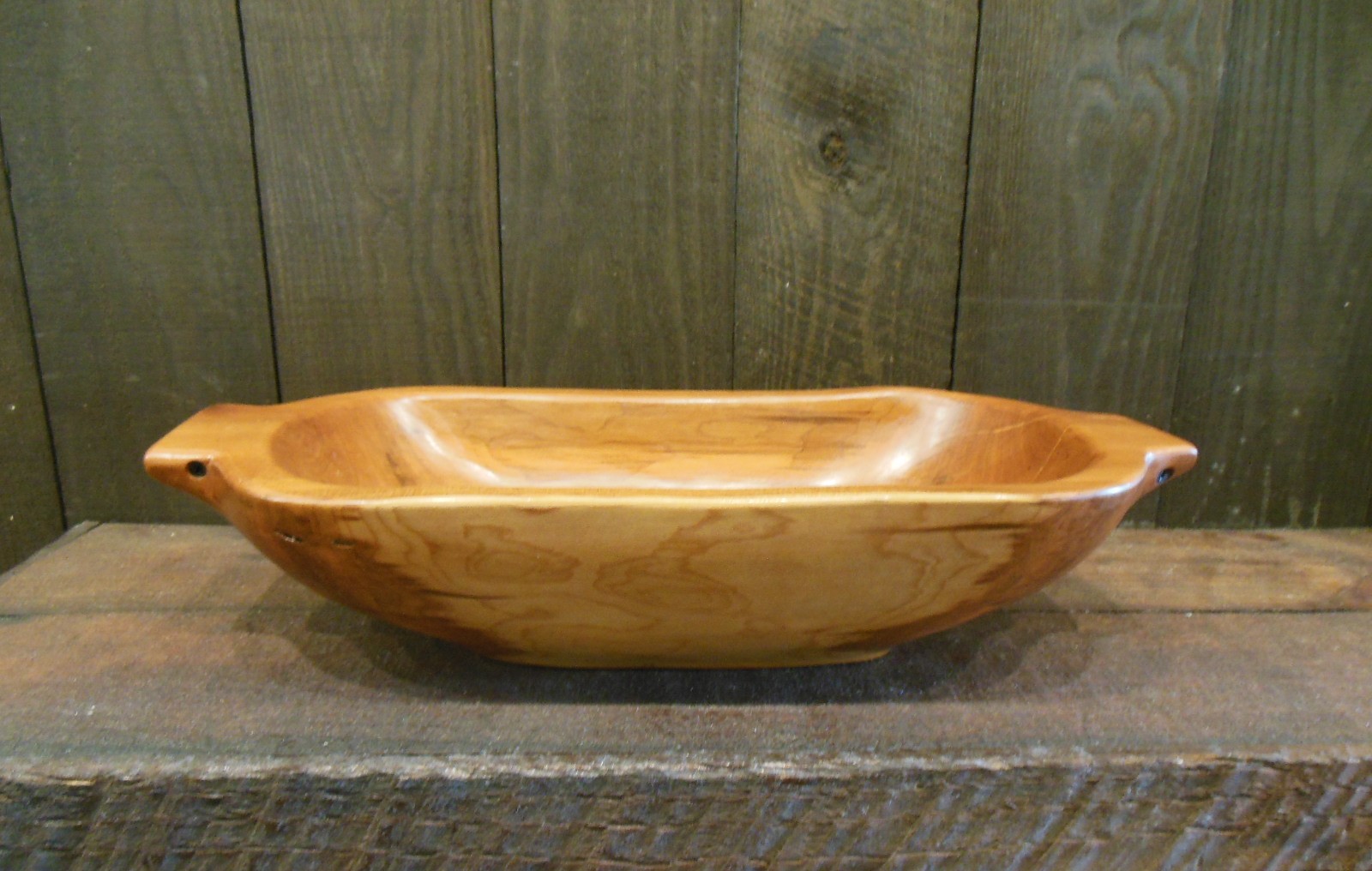 Hand Carved Bowl No 5 by Robert Crowder front