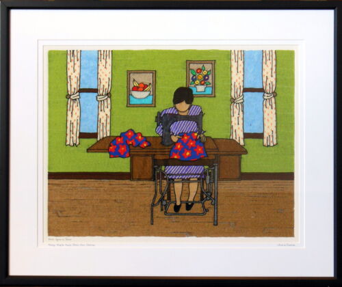 Once upon a time Many People Made Their Own Clothes